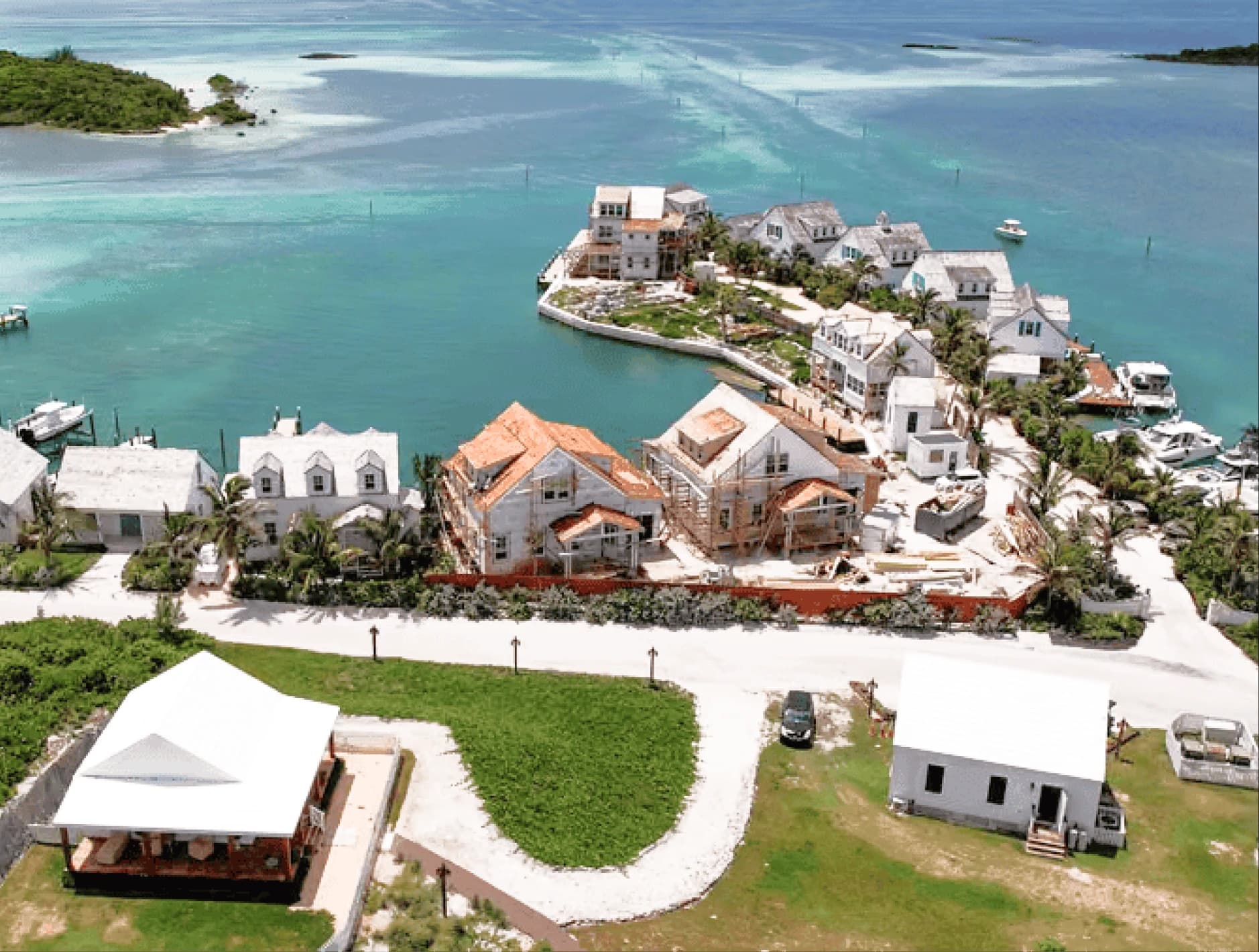 Abaco Inn aerial view